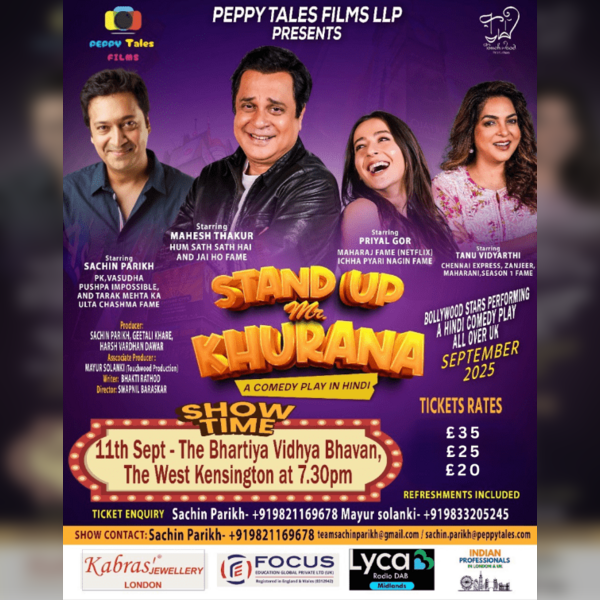 Peppy Tales Films presents Stand up Mr. Khurana