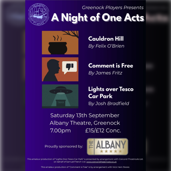 Greenock Players Presents: A Night of One Acts