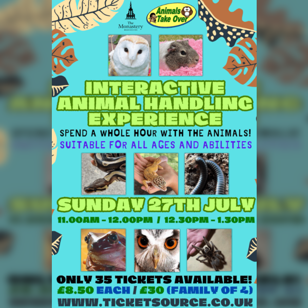 Interactive Animal Handling Experience - Morning Session