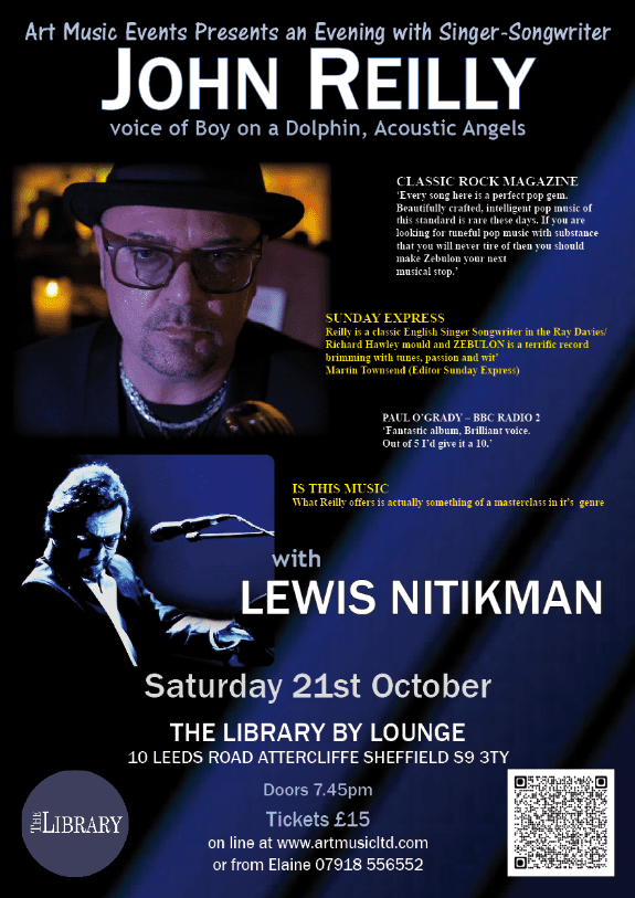 Back Again !! John Reilly In Concert With Lewis Nitikman