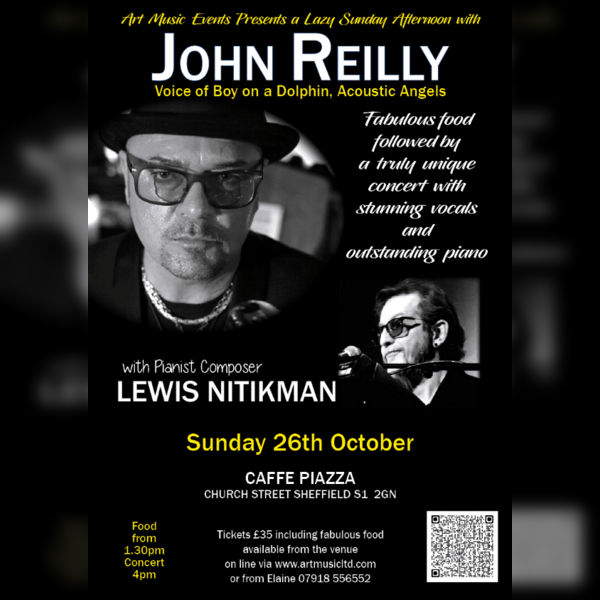 Lazy Sunday Afternoon John Reilly in Concert with Lewis Nitikman with Fabulous Food !!