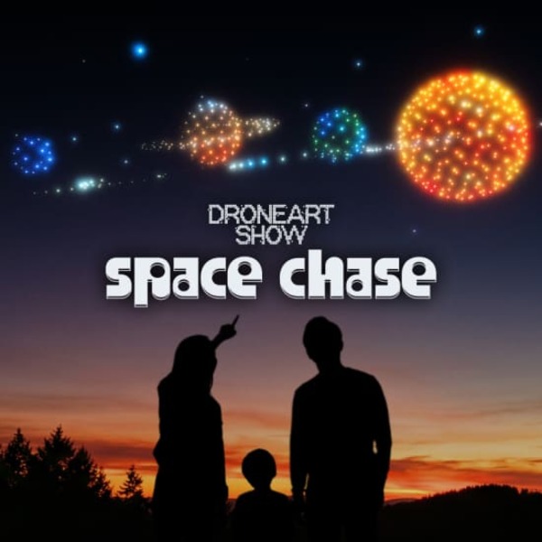 DroneArt Show: Space Chase at Alexander Stadium
