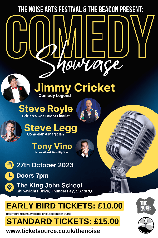Comedy Showcase 2023 - Jimmy Cricket, Steve Royle, Steve Legg & Tony Vino!
