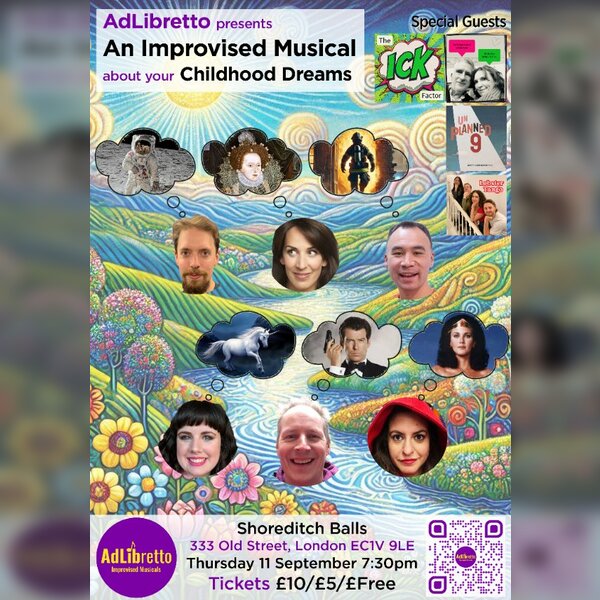 AdLibretto presents improvised comedy featuring The Ick Factor, Lobster Tango and Unplanned 9