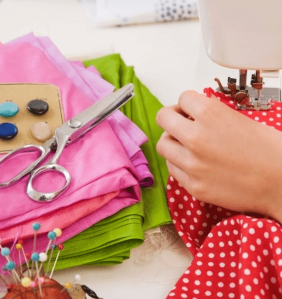 Sewing - using a simple pattern to create clothes with a sewing machine