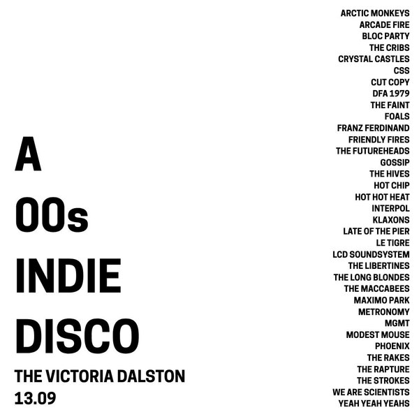 A 00s Indie Disco