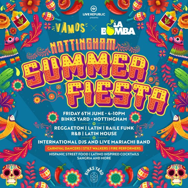 Nottingham's Summer Fiesta 2025 | VAMOS X LA BOMBA | Binks Yard