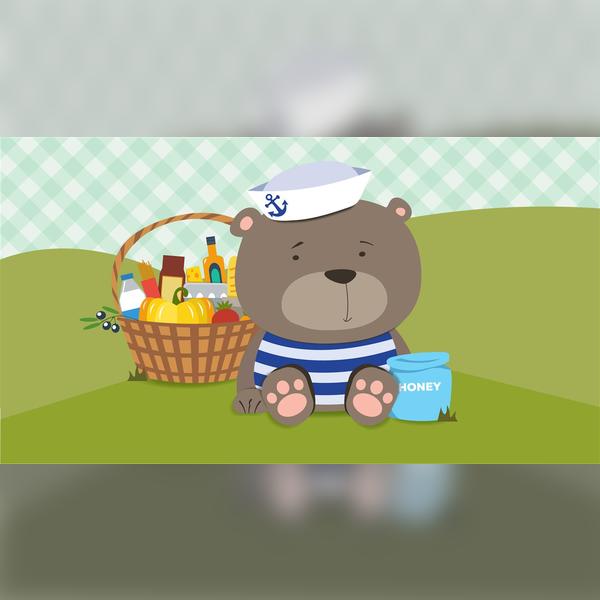 Teddy Bear's Paddle Picnic