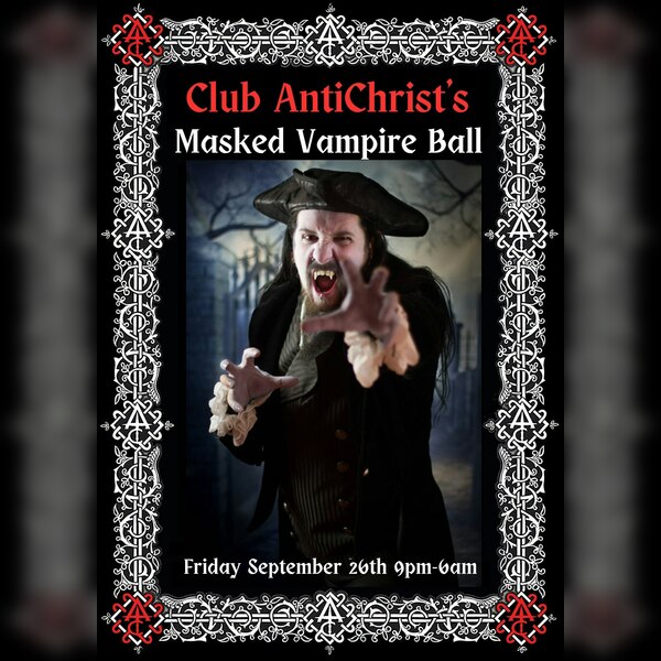Club Antichrist's Masked Vampire Ball