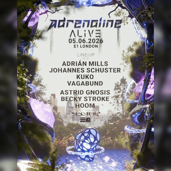 Alive Presents Adrenaline: Adrian Mills, Johannes Schuster & Kuko