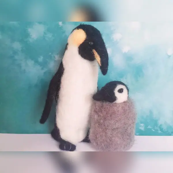 Needle Felting: Penguins