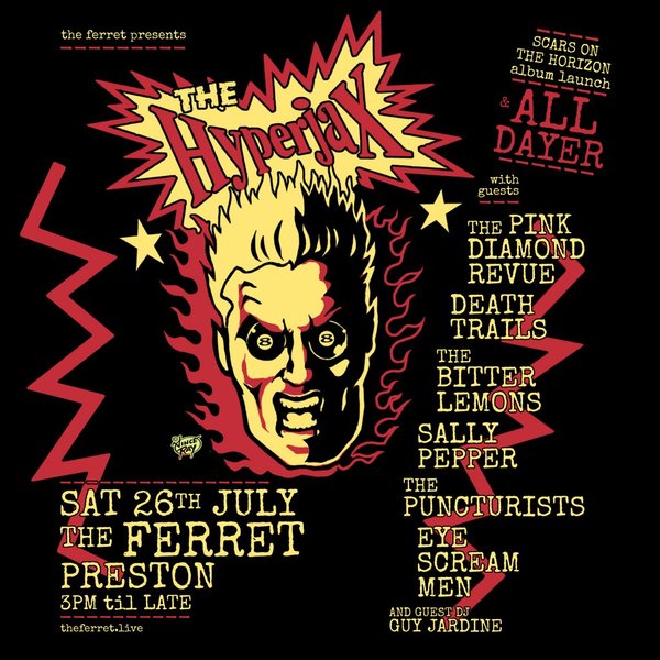 The Hyperjax + Death Trails + Pink Diamond Revue & more