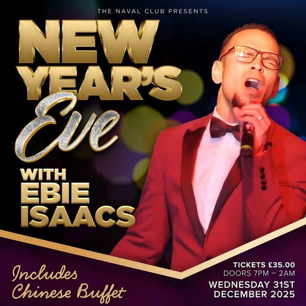 New Years Eve 2025 - Ebie Isaac's - Chinese Buffet Included