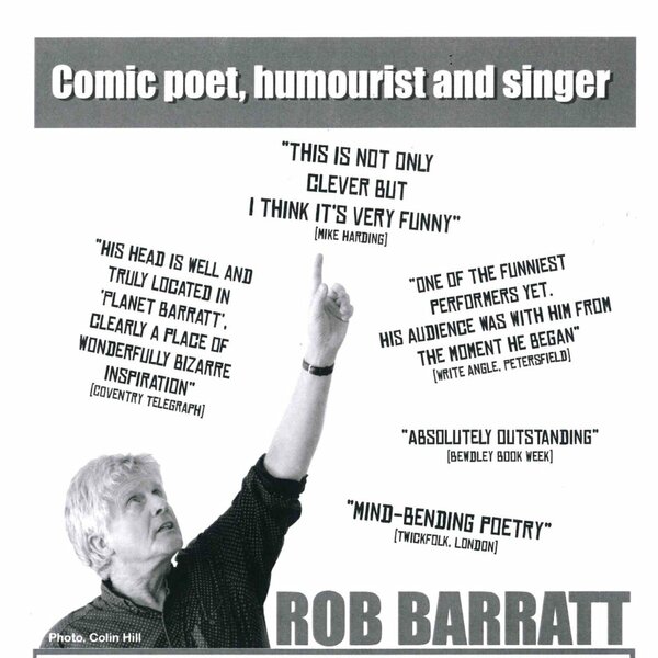 Rob Barrett - Comic-Poet, Humourist & Singer