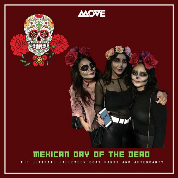 Day of the Dead Halloween Boat party