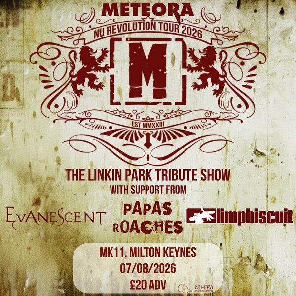 Meteora Linkin Park Nu-Revolution Tour MK11 MILTON KEYNES
