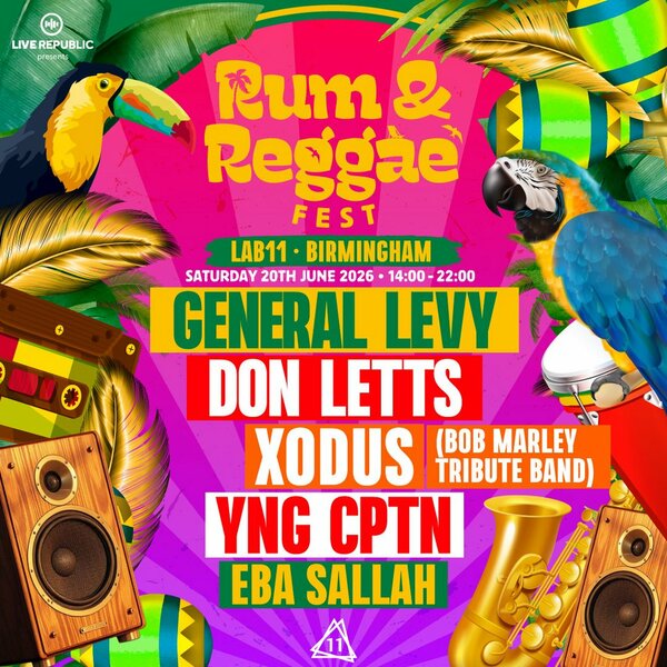 Rum & Reggae Festival 2026 Lab11 Birmingham