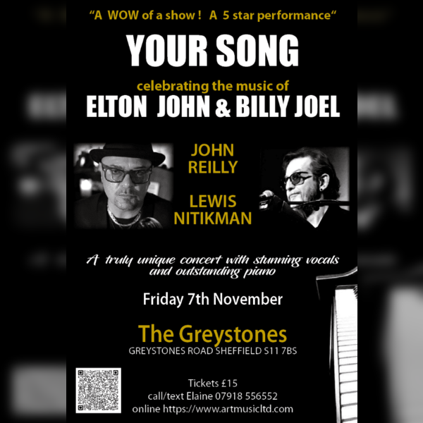 Your Song - John Reilly And Lewis Nitikman Celebrate The Songs Of Elton John & Billy Joel