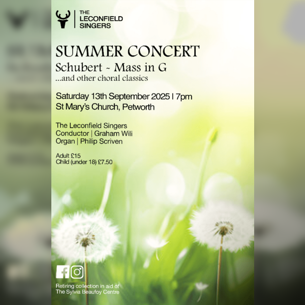 The Leconfield Singers - Schubert - Mass in G