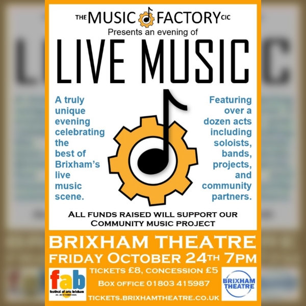 The Music Factory - Festival of Arts Brixham