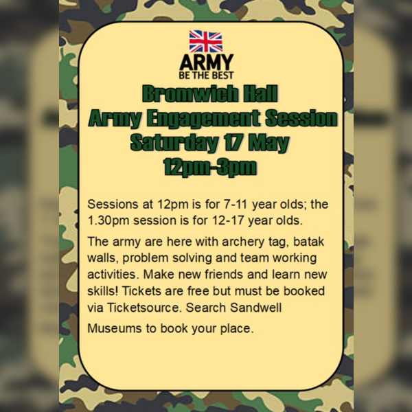 Army Engagement Sessions at Bromwich Hall