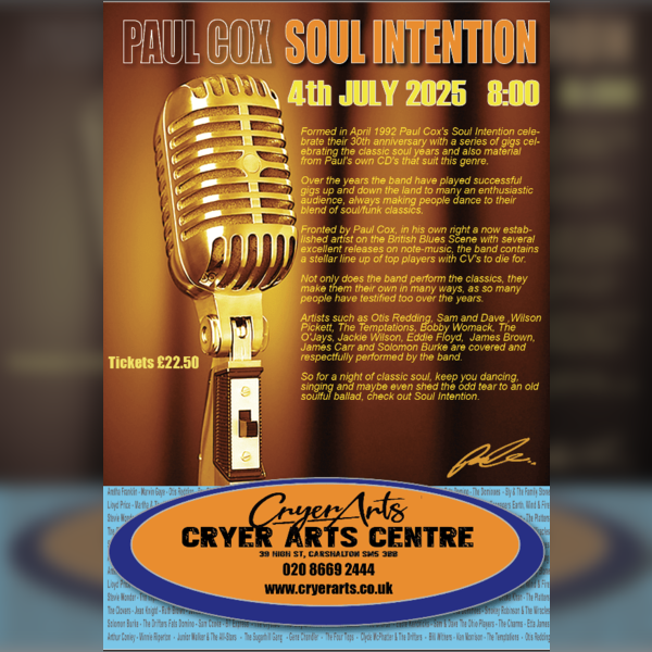 Paul Cox: Soul Intention
