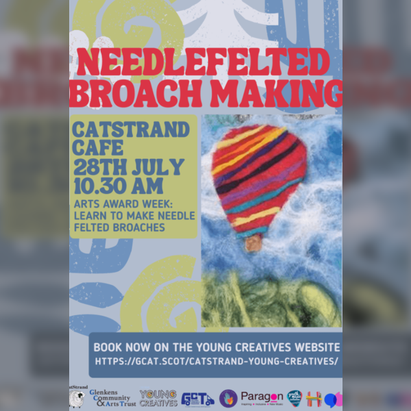 Needle Felted Broach Making Workshop