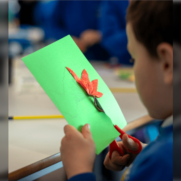 Mini Makes: Fallen Leaf Art