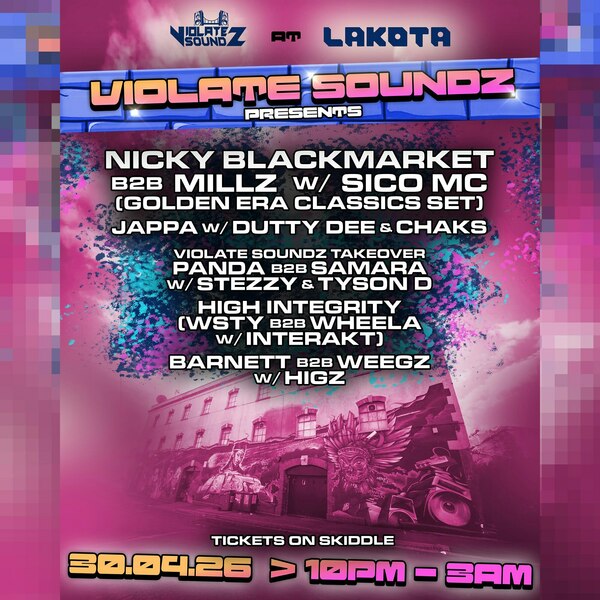 Violate Soundz Presents: Nicky Blackmarket B2B Millz