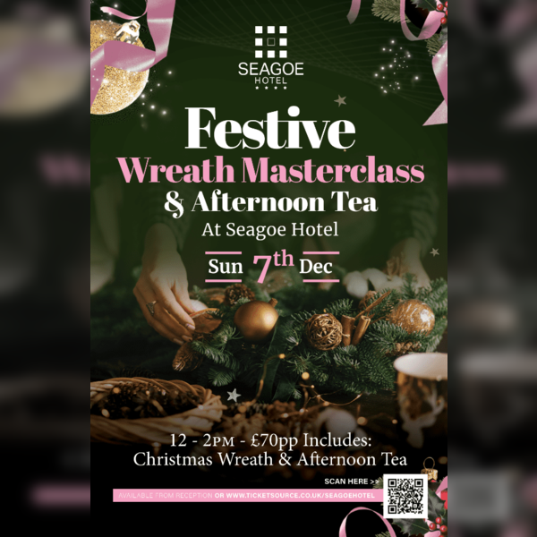 Festive Wreath Masterclass & Afternoon Tea