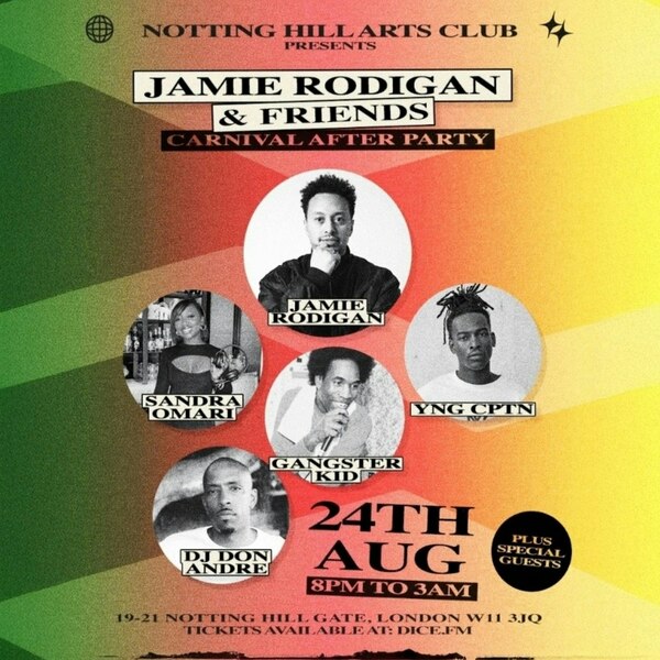 Jamie Rodigan And Friends Carnival After Party