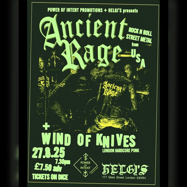 Ancient Rage (usa) + Wind Of Knives