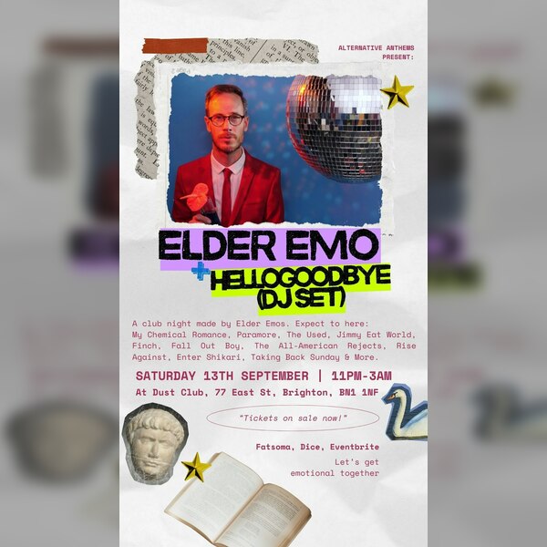 Elder Emo Club Night With Forrest (hellogoodbye)