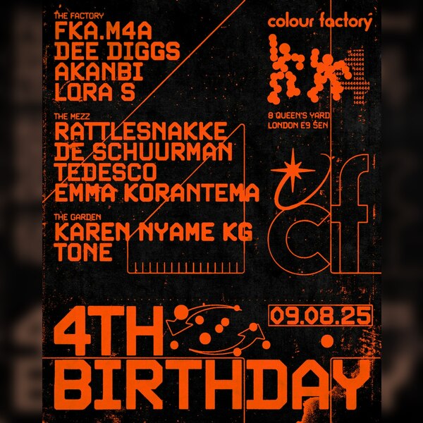Colour Factory 4th Birthday