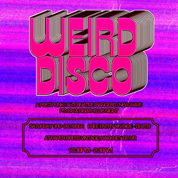 Weird Disco Club Night