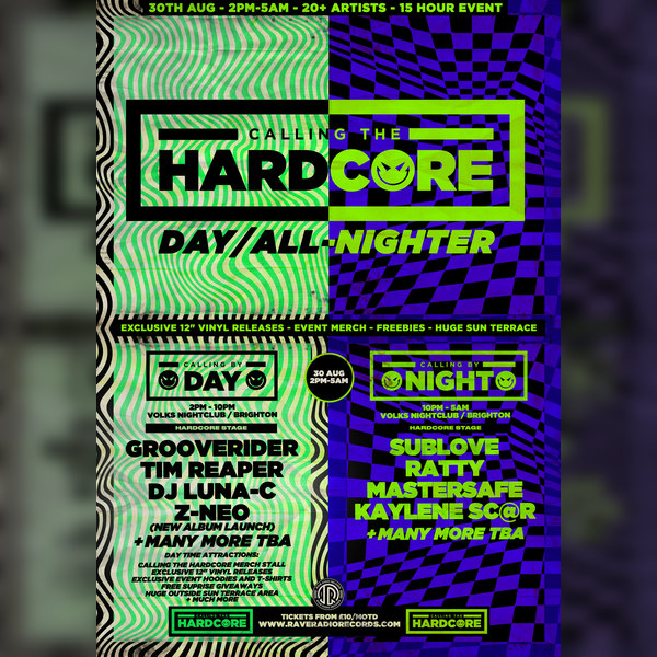 Calling The Hardcore - DJ Grooverider, Tim Reaper, Ratty + Many More