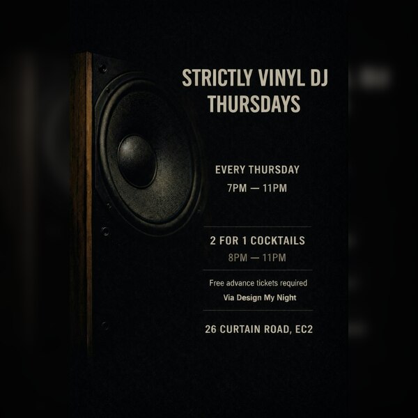 Strictly Vinyl Thursday DJ Sessions
