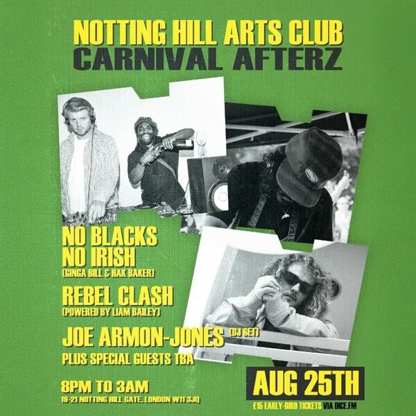No Blacks No Irish Carnival Afterz