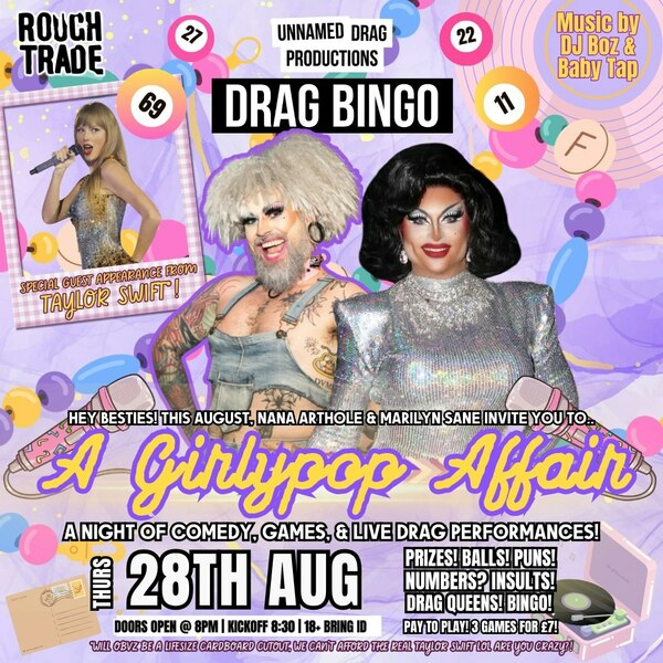 Drag Bingo: A Girlypop Affair