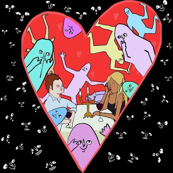 Looking for laughs - real blind date on stage