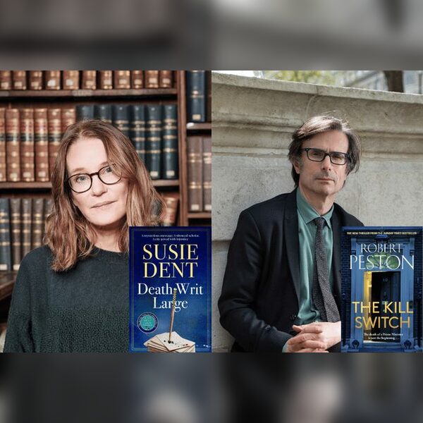 Susie Dent and Robert Peston