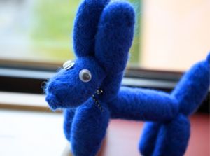 Needle Felt: Balloon Dogs