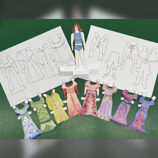 Art for All: Jane Austen Inspired Paper Dolls (6yrs+)