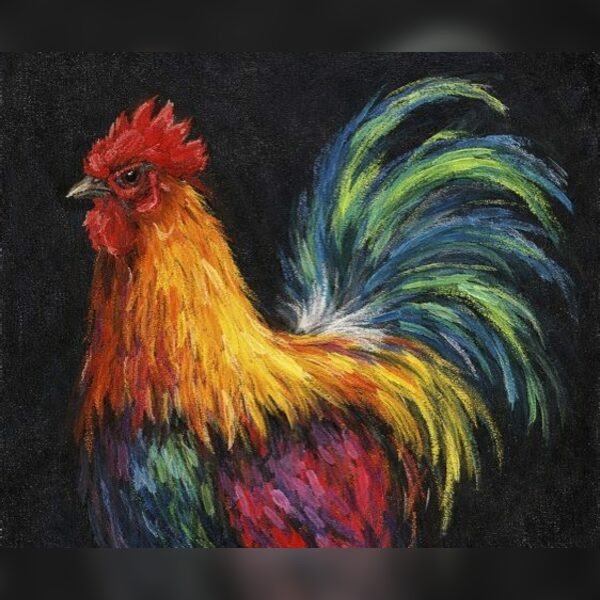 CappARTcino Children’s Rooster Painting Workshop (4 – 16 years)