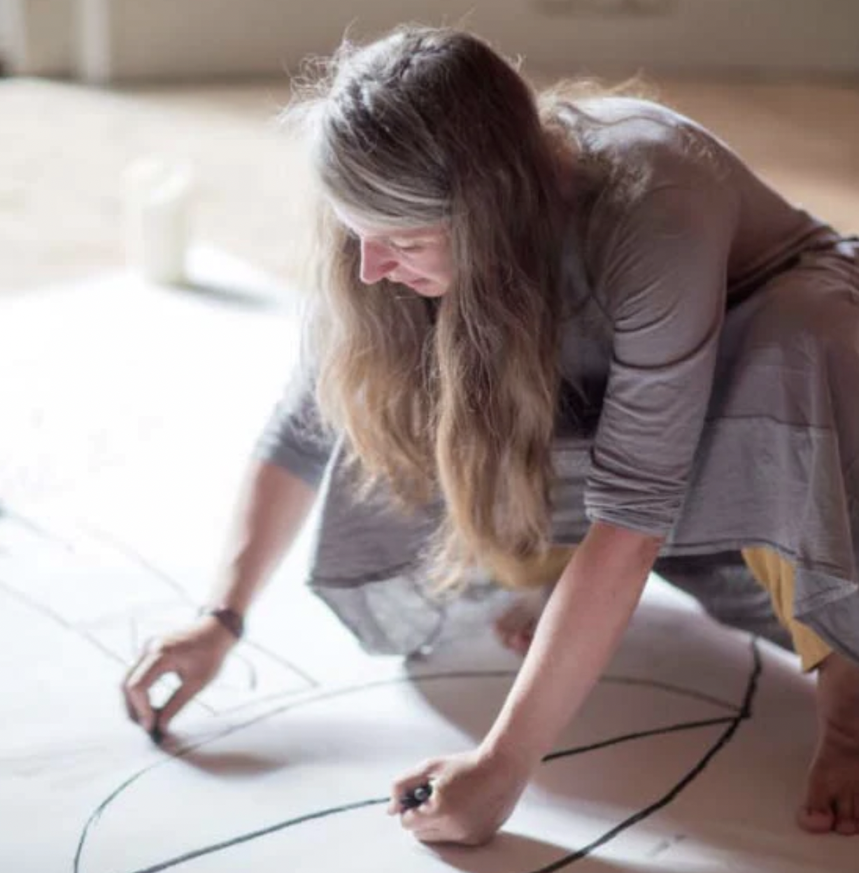 Large Scale Gestural Drawing - Rhythm and Repetition with Katie Sollohub