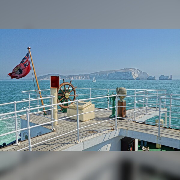 Steamship Shieldhall Cruise to the west of The Needles
