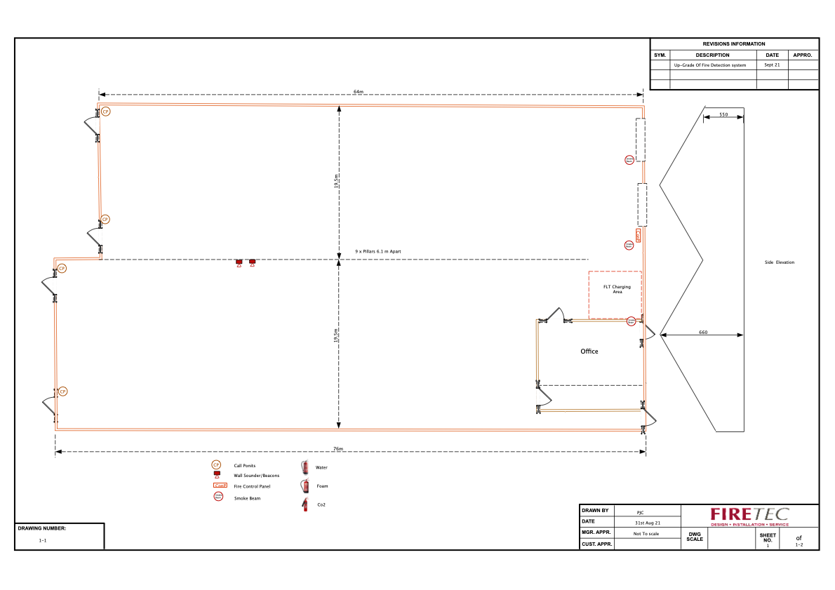 Typical Basic CAD Plan~Surveyed Premises