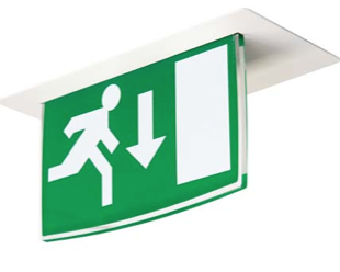 LED Ceiling Tile Blade Sign Running Man