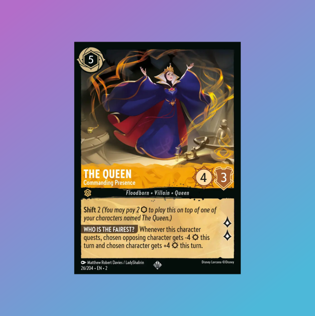 The Queen, Commanding Presence - Disney Lorcana: Rise of the Floodborn