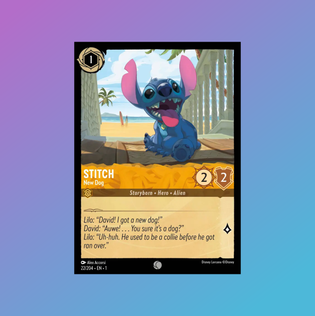 Stitch, New Dog - Disney Lorcana: The First Chapter